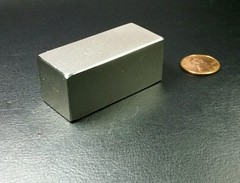 N52 2” Neodymium Block Magnet Super Strong Rare Earth Bar Over 5k Gauss