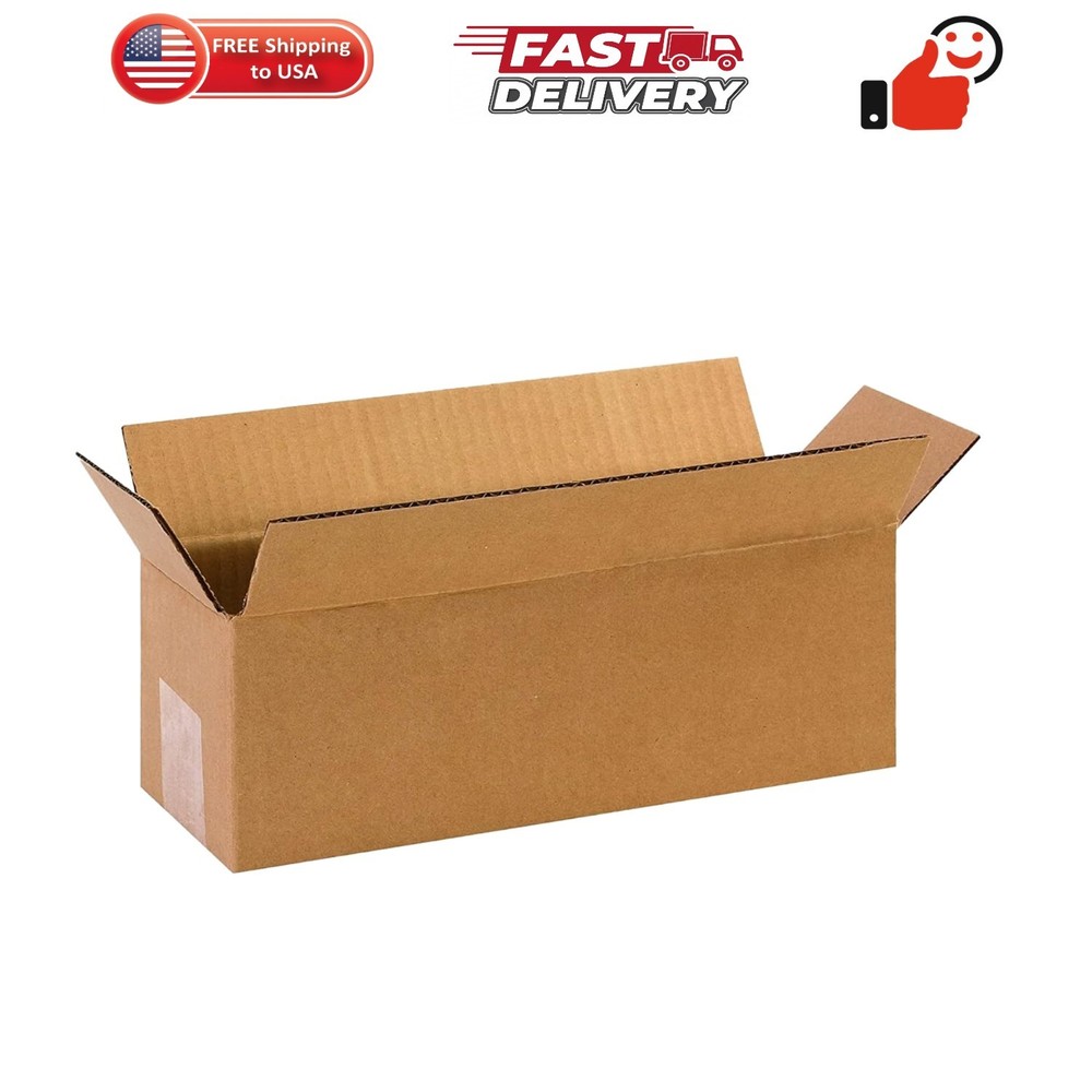 12 x 4 x 4 Corrugated Cardboard Boxes, Long 12″L x 4″W x 4″H, Pack of 25 | Sh…