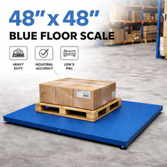 New Prime Scales 10000lb Pallet Scale /Floor Scale w/ Indicator 48×48″ Cal-Cert