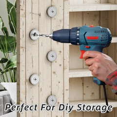 16Pack 40LBS Strong Magnets with Holes, Round Cup Magnets with Screws for Wall M