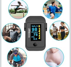 Santamedical Dual Color OLED Pulse Oximeter Fingertip, Blood Oxygen Saturation
