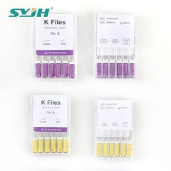 Dental Endo Root Canal File K-files 25mm Stainless Steel #6#8#10#15-40 Hand File