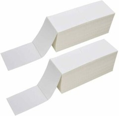 6000 4″x 6″ Fanfold Direct Thermal Shipping Labels for Zebra Style Printers UPS