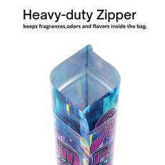 Graffiti Style Mylar Bags Odor Barrier 4×5” Zipper Packaging for Small Goods