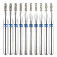 Multi-Use Dental Diamonds Pear FG Burs 830 830L Medium Coarse Grit High Speed