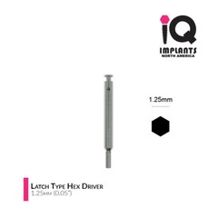IQ USA Hex Driver Latch Type for Low Speed, 1.25mm (0.05″), Short