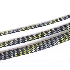 12MM Wide Soft Braided Expandable Sleeve PP Cotton Yarn+PET Cable Wire Sheathing