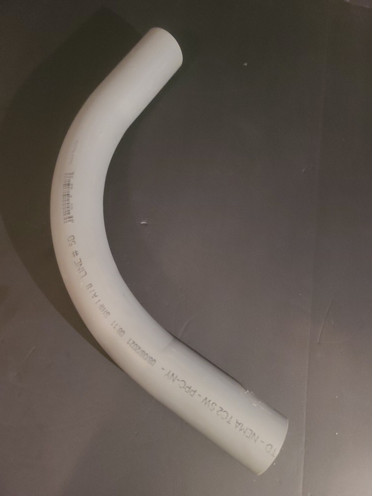 2″ inch Diameter PVC Electrical Conduit 90 Degree Plain End Elbow