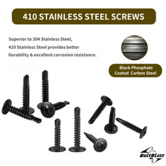Truss Head Screw Assortment – 160 Pcs #8 Self-Tapping, 410 Stainless Steel