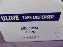NEW Uline 3″ Industrial Side Loader Taper Dispenser Packing Tape Gun H-596