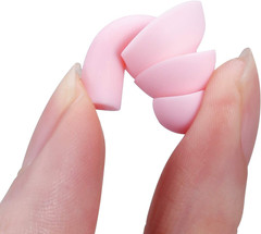 6 Pairs Reusable Corded Earplugs Noise Reduction Silicone Ear Plugs with Case Wa