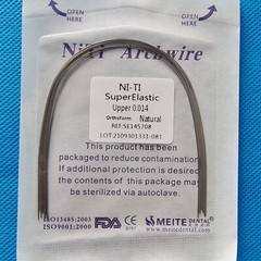 10Packs Dental Super Elastic NITI Arch Wires Orthodontic Round Natural Form Arcs