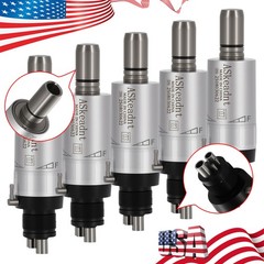 5*ASkeadnt Dental Low Speed Air Motor Handpiece E-type 4 Holes External FX Style