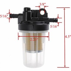 Fuel Filter Assembly 6A320-58862 for Kubota L2501 L2800 L3200 L3400 B2710 Qty 2