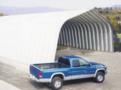 25x20x14 DIY DuroSPAN Steel Off Grid Homestead Barn Open Ends Factory DiRECT