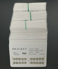 100Packs Dental Orthodontic Metal Brackets Mini Roth 022 345 hooks Mesh Base