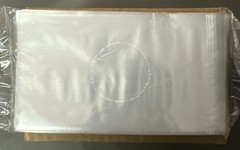 Clear Cello 100 ct Poly Plastic Bags – No Seal – Open Top 3” x 5”