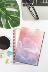 Clouds Prayer Journal | Guided Christian Notebook