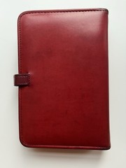 Vintage Coach Agenda Organizer Red Glove Tanned Leather Filofax Pocket Size