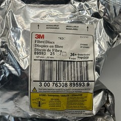 3M Fibre Discs Grinding Disc 127mm 5 Inch 782C 89593 Rapid Carbon Steel Cut 25PK