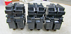 💥3) FEDERAL PACIFIC STAB-LOK 40A CIRCUIT BREAKER 120/240V 2 POLE NA240 LOT OF 3