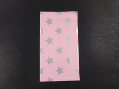 10 – 500 6×9 SILVER STARS Poly Mailers Lightweight Pink Shipping Bags