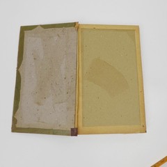 Vtg Blue Handworks Handmade Journal/Sketchbook – Leaf Cover/Bamboo Indonesia NOS
