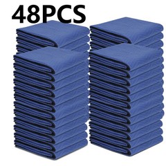 48 Pack Moving Blankets 72″ x 80″ Heavy Duty Packing Blankets Furniture Pad Blue