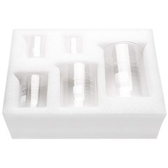 5 Pack Glass Lab Pyrex Beaker Set Measuring Cup 50/100/250/500/1000 ML