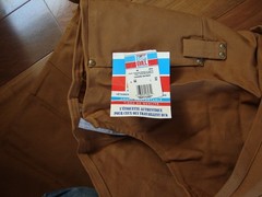 Big Bill Heavy Duck Double Knee Carpenter Bib Overall Size 44×32 Made In Canada