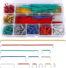 Jumper Wire Kit, 840 Pieces Preformed Breadboard Jumper Wire Kit,14 Lengths Asso