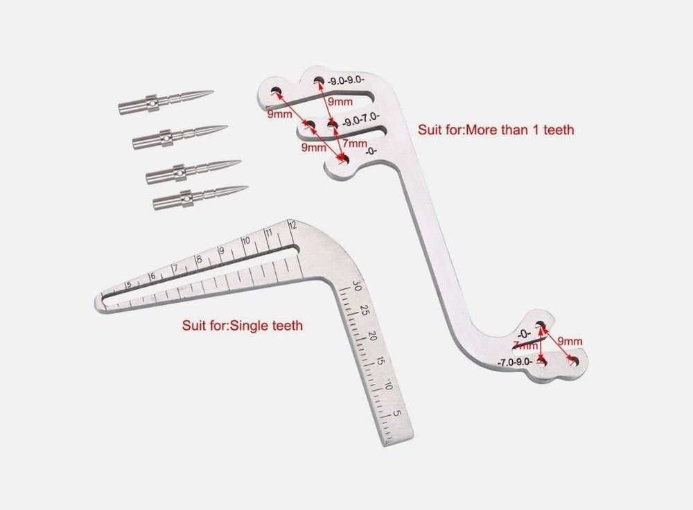 Dental Implant Guide Set Oral Planting Locator Positioning Guide Drilling