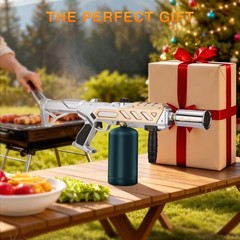 Powerful Flame Thrower Torch Burner for Cooking, Welding and Charcoal Lighting