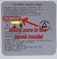 1 Piece Foot Pedal for Ivoclar Vivadent Odyssey Diode Laser Model 579030 Only
