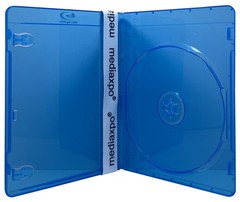 100 PREMIUM SLIM Blu-Ray Single DVD Cases 7MM & 100 OPP Bags