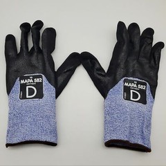 Mapa Krytech 582 Metal Work Gloves Size XL / 10 Oil & Water Resist ANSI 4 2 Pair