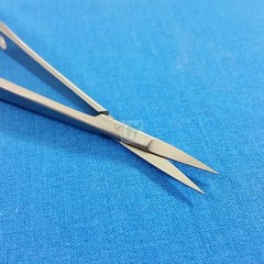 FINE TIP POINT SPRING SELF RETRACTING STITCH MICRO SCISSORS 5.5″ STRAIGHT