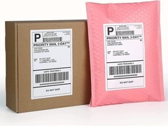 CEPRICO 4”x 6” Direct Thermal Shipping Labels – 1 Roll (220 6”, White