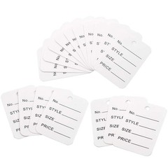 jijAcraft 1000Pcs Price Tags, White Clothing Tag for Retail, Small Kraft Pape…