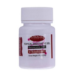 10 bottles 1 oz(29.6g) oral anesthetic gel Strawberry Prime Gel Bezoca ine 20%