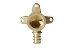 100 PCS 1/2″ PEX X 1/2″ FEMALE DROP EAR ELBOW – LEAD FREE BRASS, CRIMP FITTING