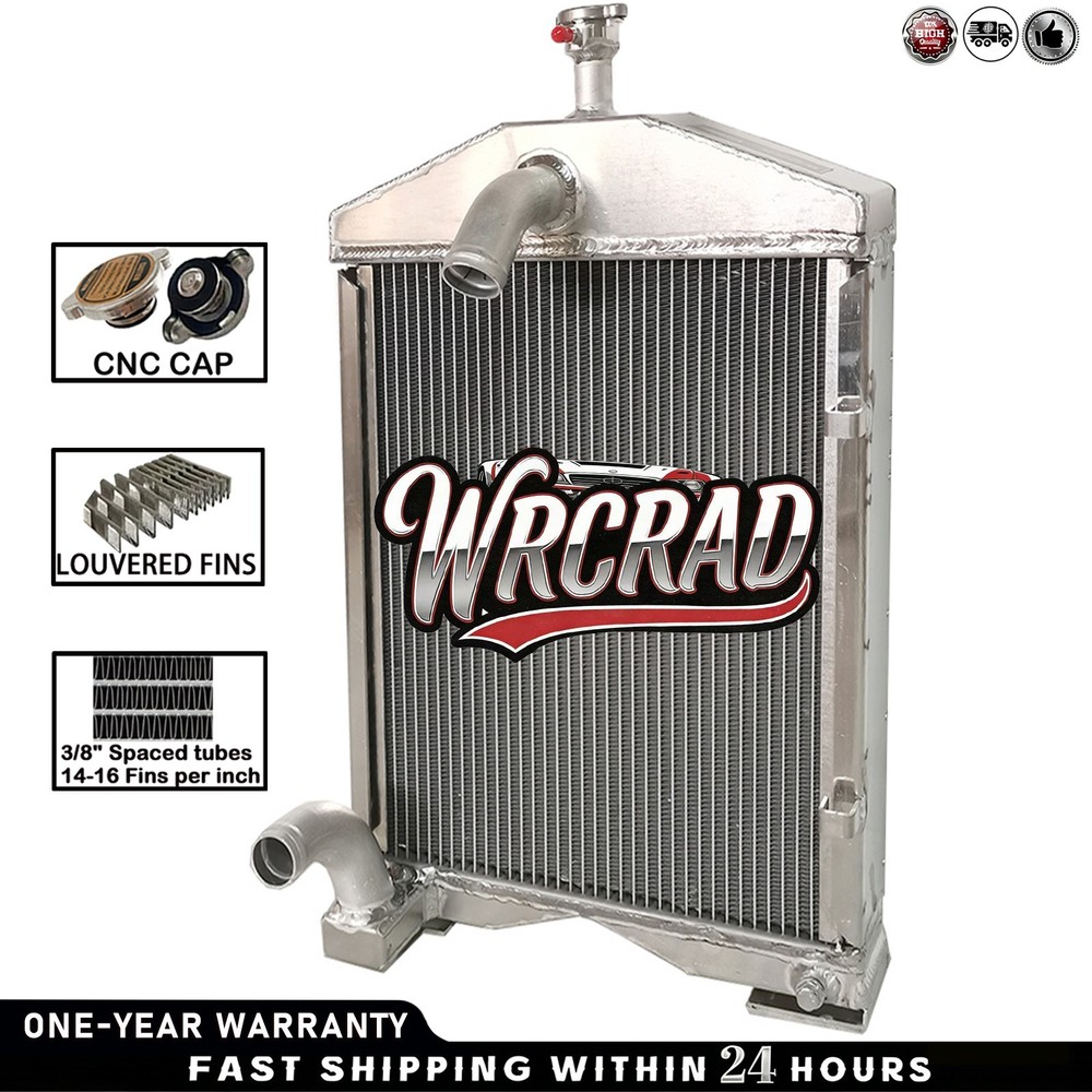 # 86551430 AR2018 8N8005 Aluminum Tractors Radiator+Cap for Ford 8N 9N 2N