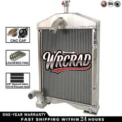 Aluminum Tractors Radiator+Cap for Ford 8N 9N 2N # 86551430 AR2018 8N8005