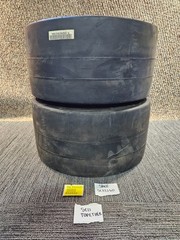 (QTY 2) Total Source Smooth Press-On Forklift Tires 18x9x12-1/8, L220506227