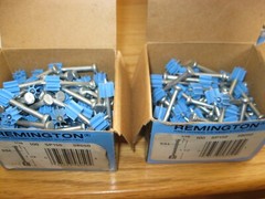 220 Remington Power Fasteners 50 – 2.5″, 170 – 1 1/2″ new for powered tools