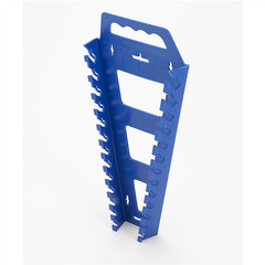 5300Hansen Global Univ Wrench Rack, Holds 13 Wrenches, Blue
