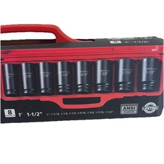 TEKTON 3/4 Inch Drive Deep 6-Point Impact Socket Set 8-Piece 1 – 1-1/2 in.