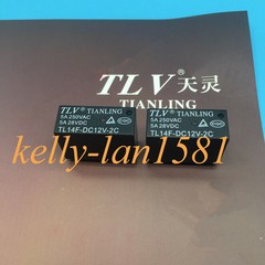 10Pcs New Tianling Relay TL14F-DC24V-2C 8 Feet 5A250VAC TLV HK14FD