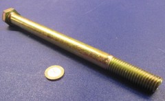 Cap Screw Bolt, PT, GRADE 8 Yellow Zinc Chromate 3/4″-10 x 7.50″ Length, 2 Pc