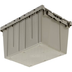 Global Industrial Distribution Container With Hinged Lid 21-7/8×15-1/4×12-7/8
